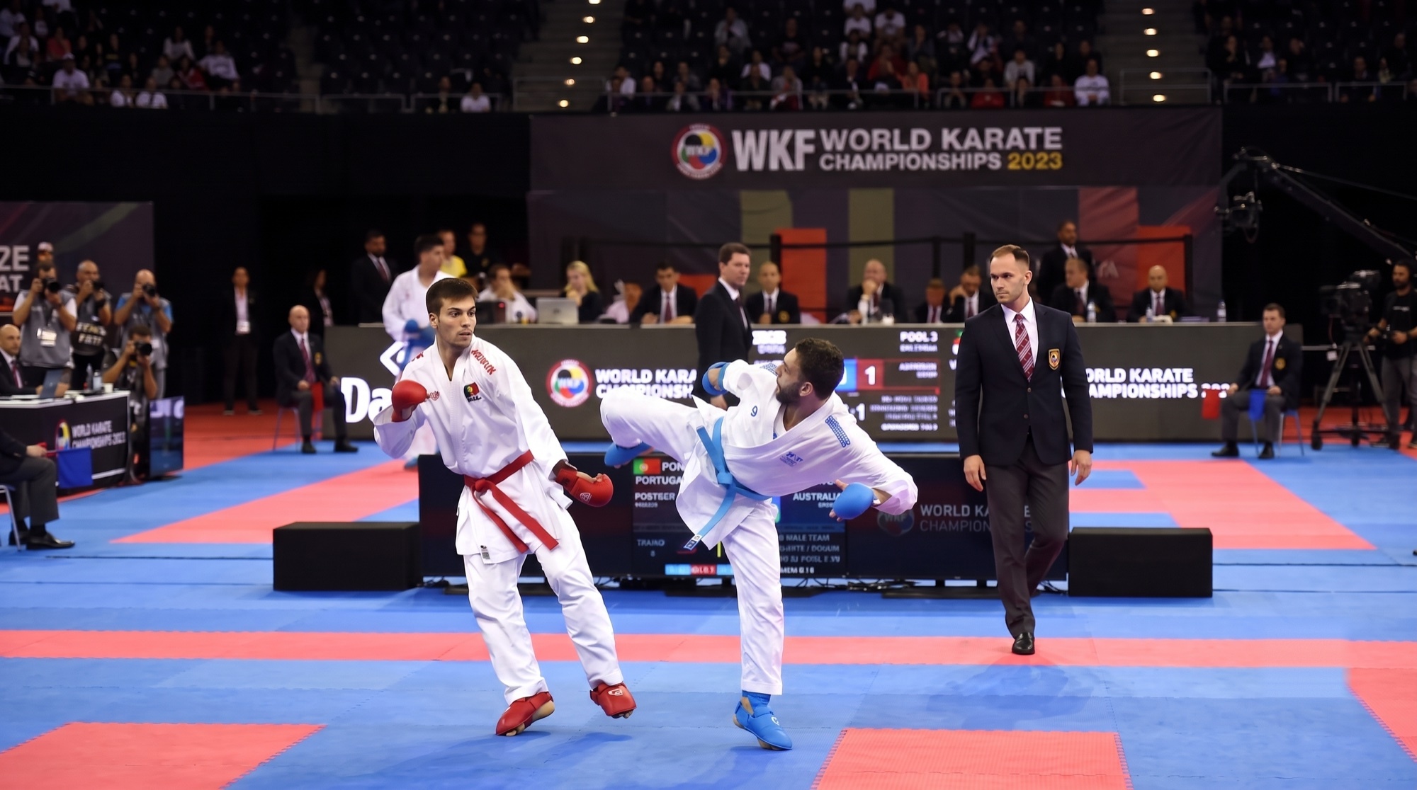 MKK East kumite: chambered kick